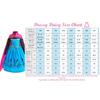 Toddler Girls Snow Princess Coronation Kids Halloween Princess Christmas Party Size Months [Dressy Daisy] Dress, Costume, Cosplay, Costume, 18-24