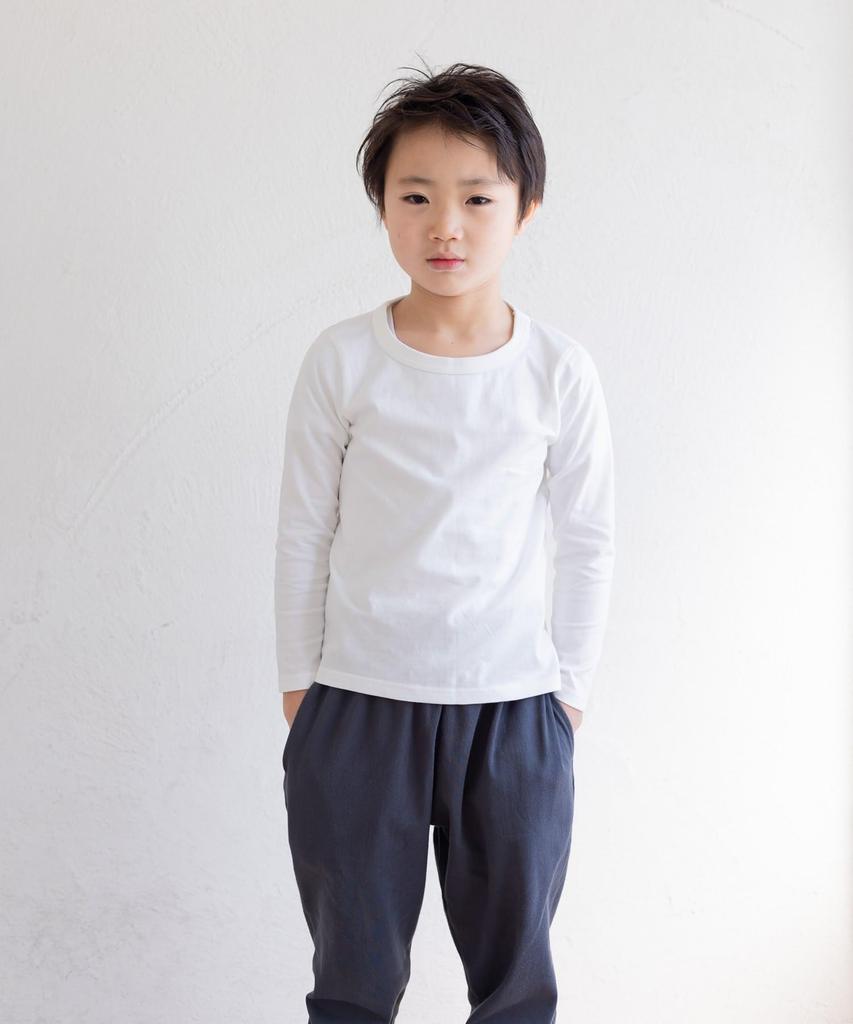 chil2 Long Sleeve Solid Boys and Baby Kids' T-Shirt, Color, Unisex, Girls, 100% Cotton, Clothes, Innerwear, 100cm, White, 14241281-100OW