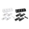 4-in-1 Charging Dock Station with USB Cable 4 Rechargeable Batteries Battery