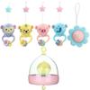 Baby Rattles Crib Mobiles Toy Holder Rotating Mobile Bed Bell Musical Box Projection 0-12 Months