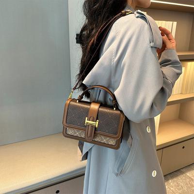 Spring and Summer High-end Bags Small Bags Women's Bags 2025 New Texture Fashionable Hand-held Crossbody Small Square Bags