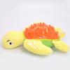 Pet Toy Molar Teeth Guard Soft Tough Chew Toy Turtle Shape Bite-Resistant Tooth Cleaner Dog Toy with Built-in Sound