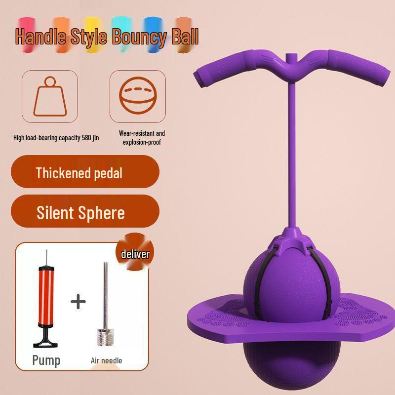 Palla Elastica Rimbalzante per Bambini e Adulti - Divertente Giocattolo per Equilibrio e Fitness