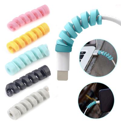 2pcs Data Line Protective Cover Charging Line Anti-fracture Protective Cover