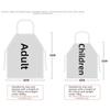 Strawberry Peach Children Apron Fruit Pattern Household Apron New Halter Neck Apron  Home Use