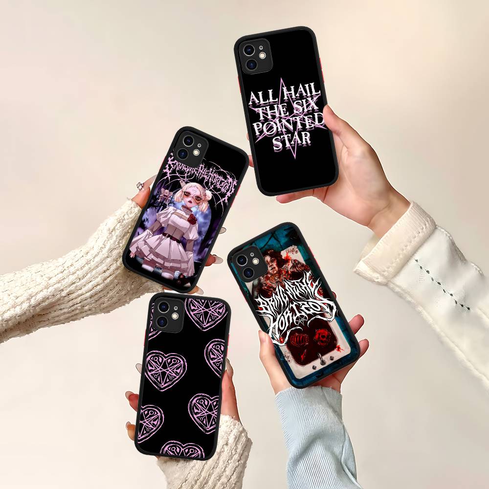 B-Bring Me The Horizon BMTH Phone Case For IPhone 11 12 13 14 15 16 Pro Plus X XS MAX Matte Bumper Shockproof Cover