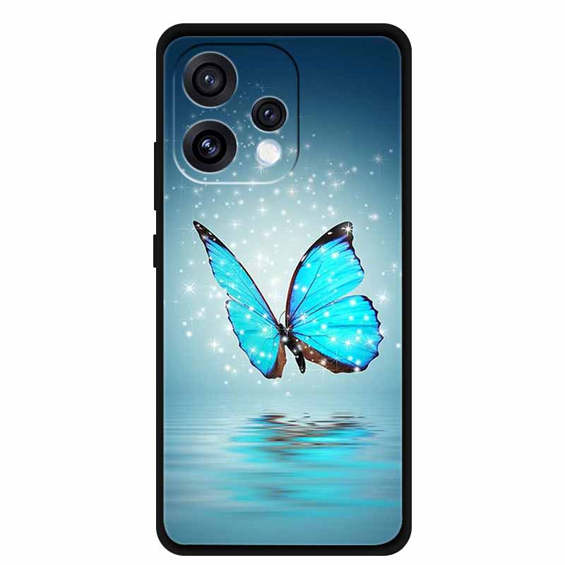 

Для Oppo Reno 15 15c Чохол Свіжа Квітка М який Силікон ТПУ Чохли для Телефону для Reno15 Reno15C Ударостійкий Крутий Вовк Тварини Захисний For Reno 15 Global