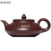 NLSLASI Chinese Yixing teapot zisha tea pot Raw ore Purple mud teapot handmade purple clay d gifts authentic 190ml