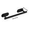40cm Wall Hanging Towel Holder Stainless Steel Self Adhesive Towel Rail Without Drilling Towel Rack for Bathroom Kitchen