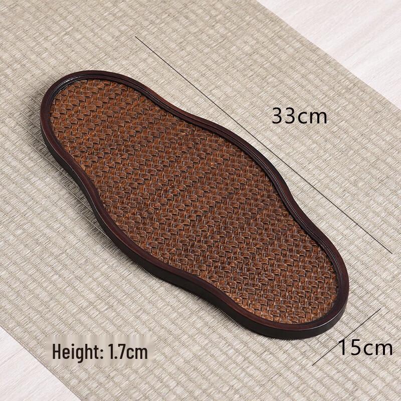 WY Vintage Bamboo Tea Serving Tray