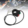 2 In 1 Motorcycle Headlights Horn Turn ON/Off Switch, Handlebar Grip Control Button Switches for Motorcycle Scooter Electric Bike