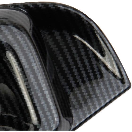 Carbon Fiber Style Front Fog Light Lamp Cover Molding Trims Accessories for 2022-2025 Toyota RAV4