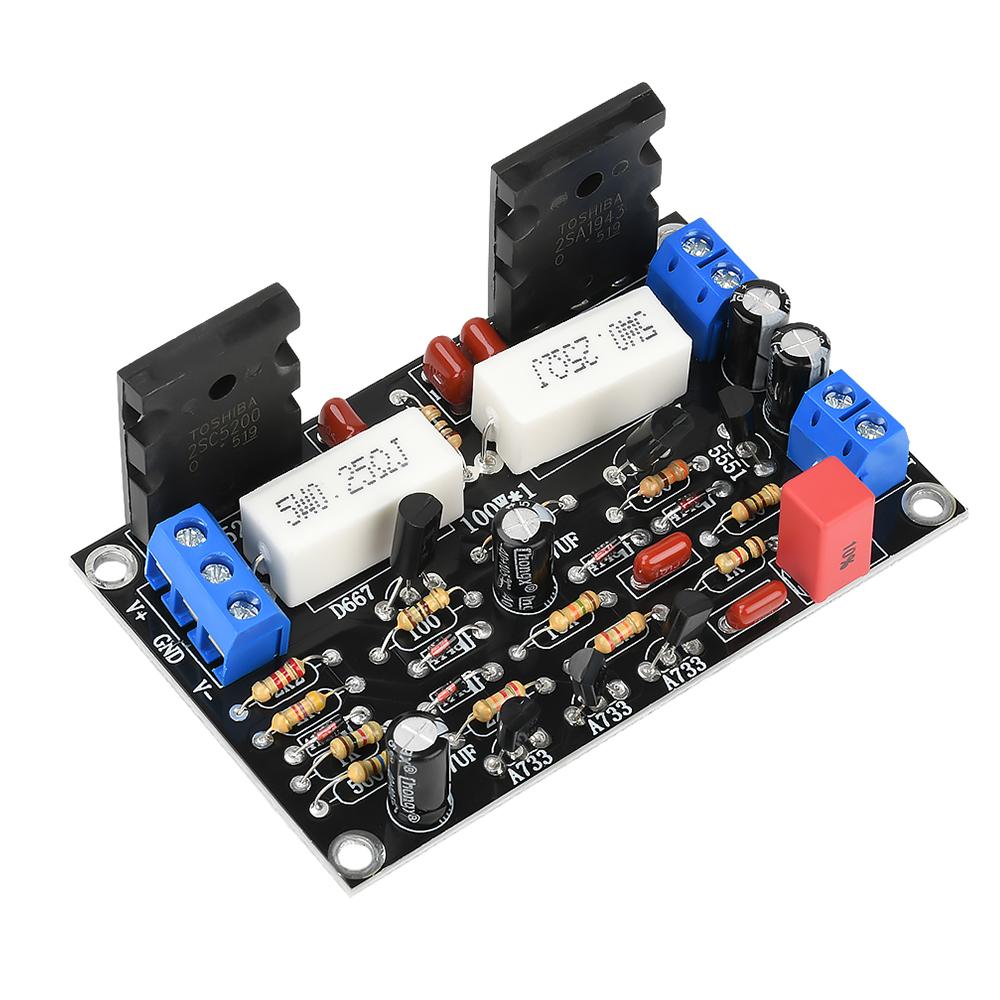 100w/200w/300w/400w Monaural Amplifier Board 1943+5200 HIFI Audio Amplifier Module High-power Upgraded Version