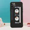 Funda de Teléfono con Diseño de Cassette de Cinta de Audio Para iPhone 17 Air 16 15 14 13 12 11 Pro Max 12 13 mini 15 16 Plus 16e Funda Coque