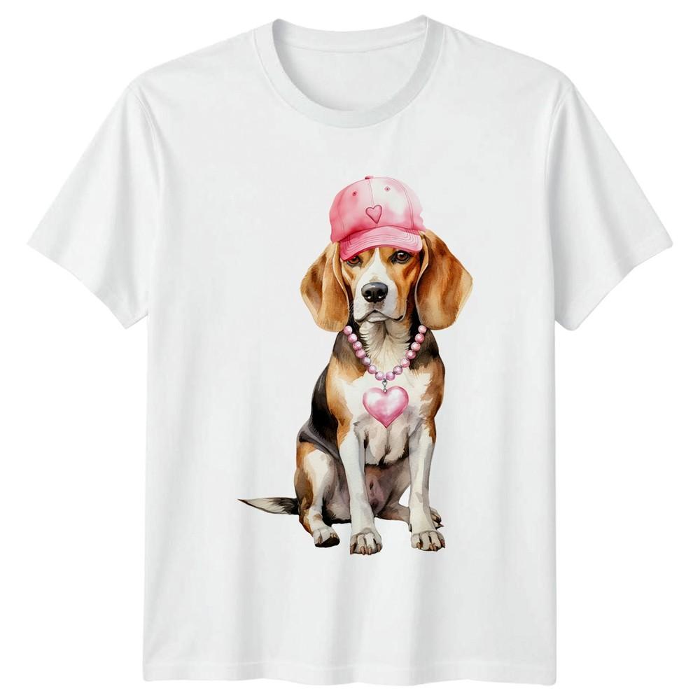 Just A Girl Who Loves Her Unisexs TShirt Beagle Dog Valentines Day Gift For Her S