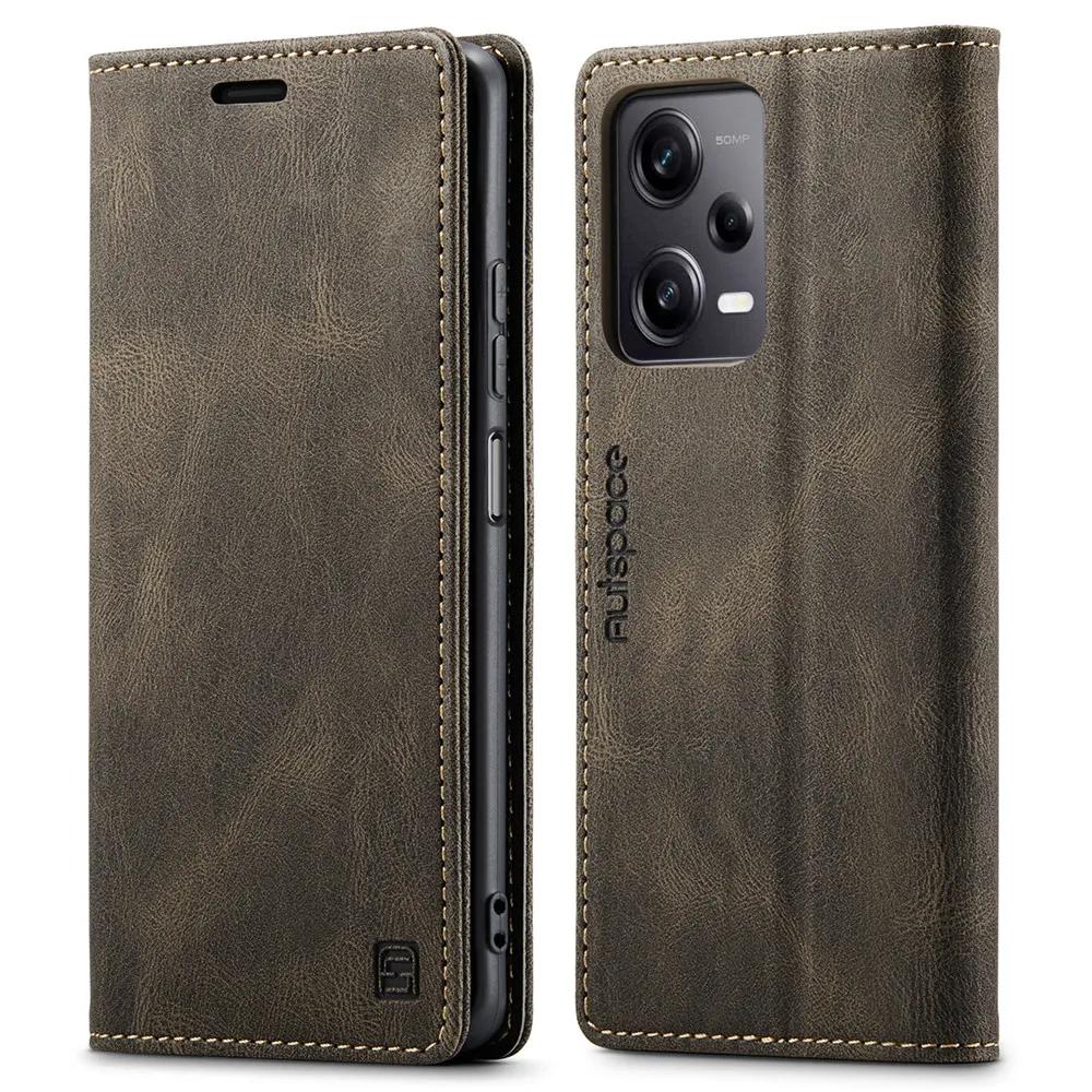 Magnetic Flip Leather Case For Redmi Note 12 11 10 S 8 9 Pro Wallet Cover For Xiaomi 13 12 11 Lite 12T 11T 10T Pro Poco X5