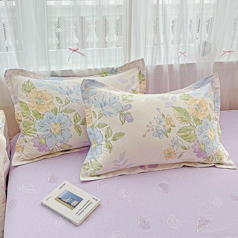 2025 Pure Cotton Cartoon Pillowcase Set - Pair of 48x74cm Pillow Covers