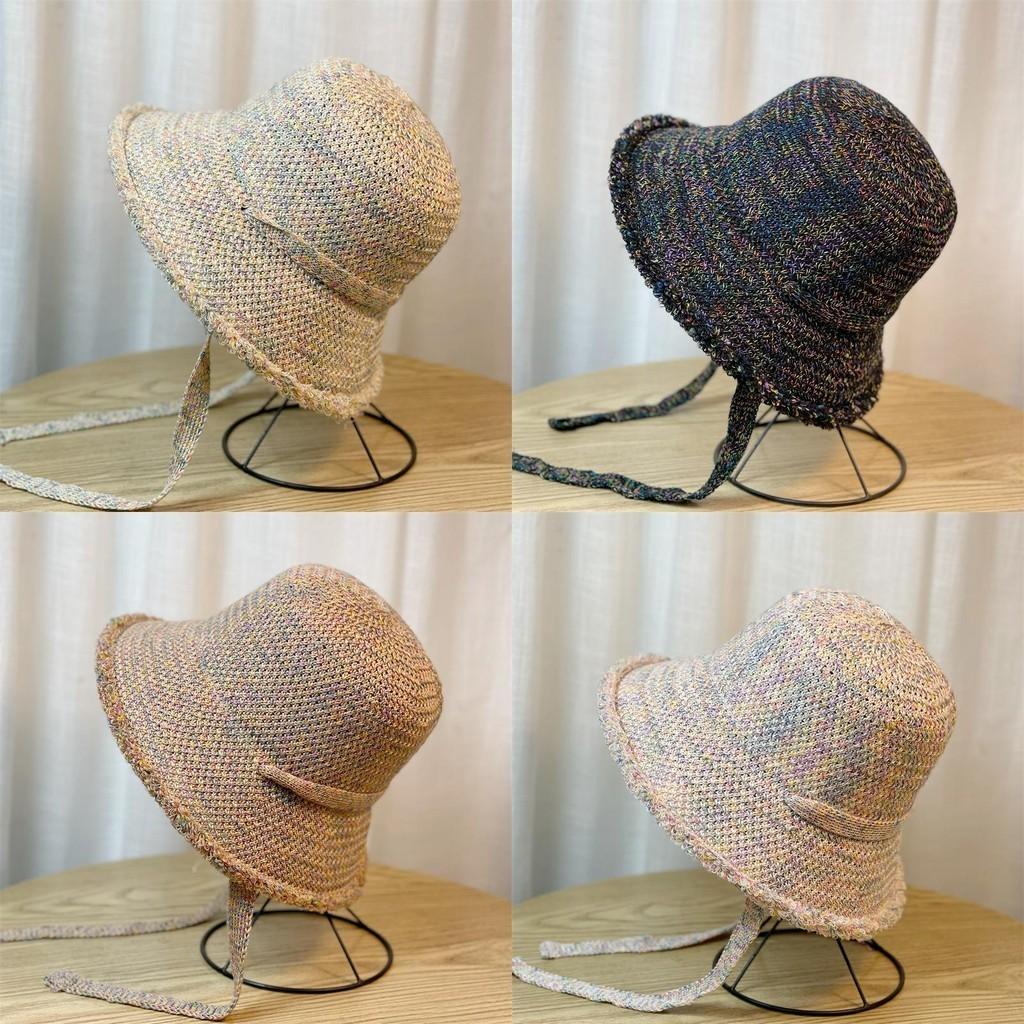 Stylish Fisherman Hat Women's 2024 New Spring Autumn Japanese Style Double-sided Sun Hat Sunshade Hat Breathable