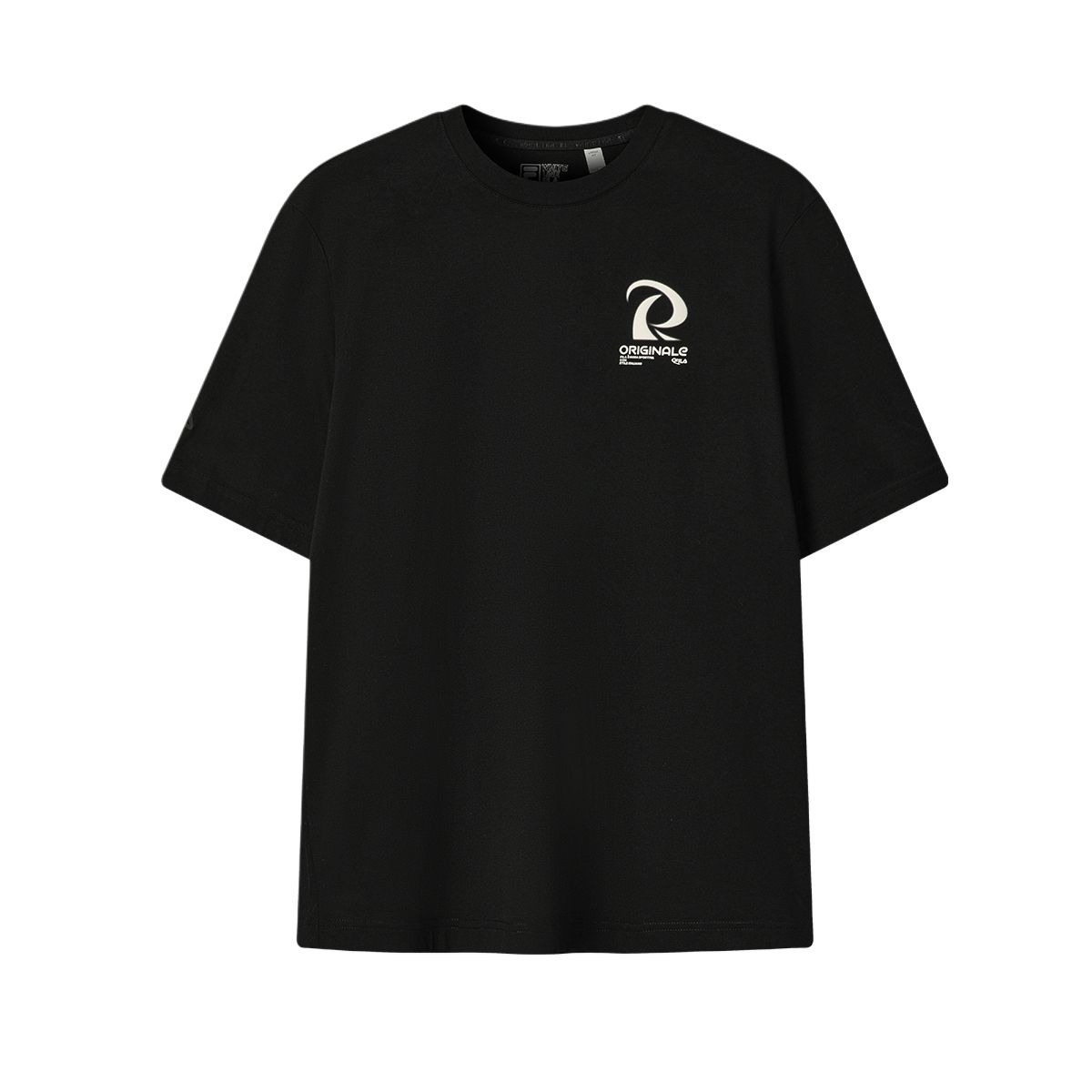 

FILA Original Round Neck Pullover Loose Short Sleeve T-Shirt Men tops F11M629111F-BK M