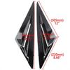 For Hyundai Elantra 2025 2025 Car Rear Louver Window Side Shutter Cover Trim Sticker Vent Scoop ABS Carbon Fiber Gloss Black