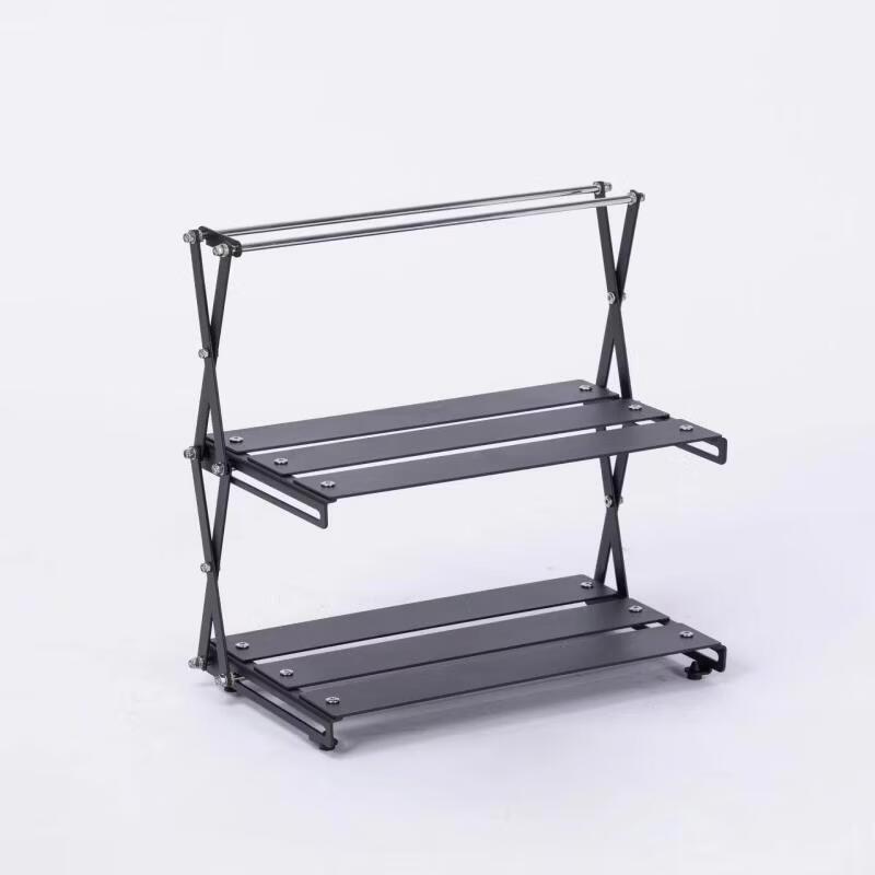 OLOEY Portable Folding Outdoor Storage Rack