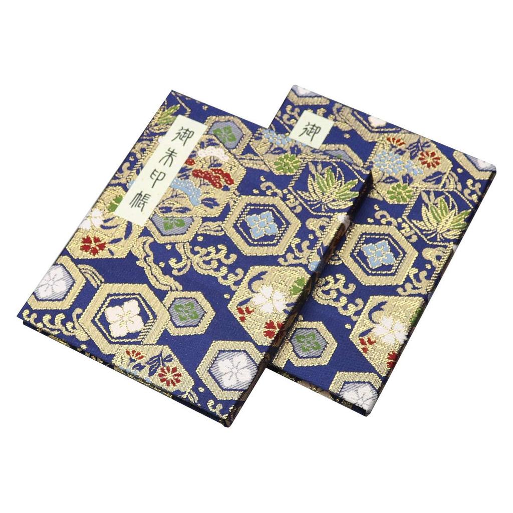 Goshuincho 60 book vinyl Hotokudo original bookmark hexagonal flower navy blue (stamp book) pages, style, cover, included, diamond,