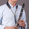 Adjustable Clarinet & Alto Saxophone Neck Strap Ergonomic Pad Support for Comfort & Stability, Bass Flute Beginners Students