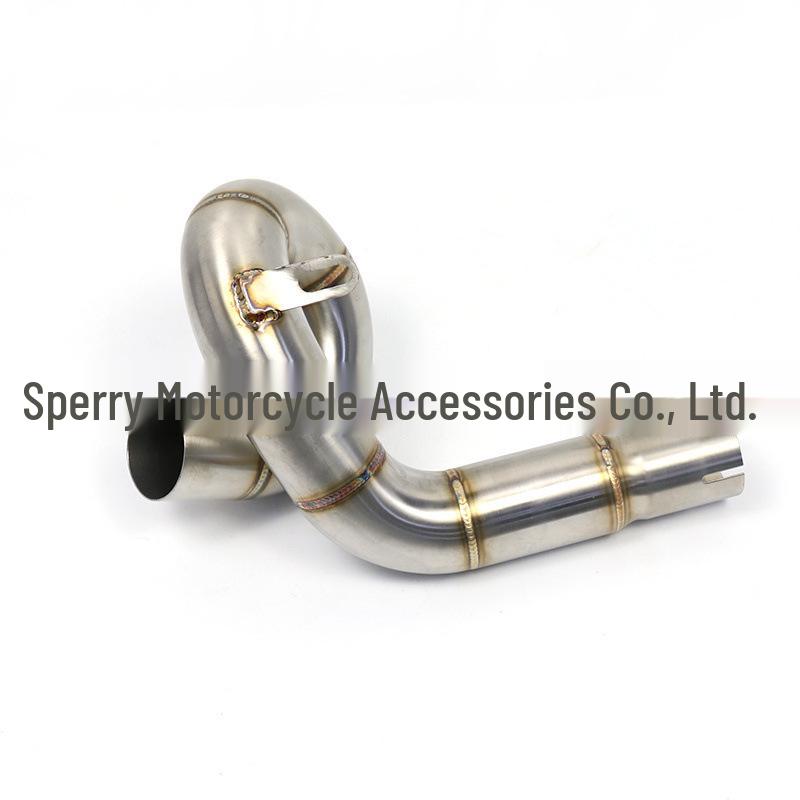 Qianjiang Chase 600 Race Exhaust: Revolving Mid-Section with Modified Yoshimura Tail, Non-Destructive Direct Installation.