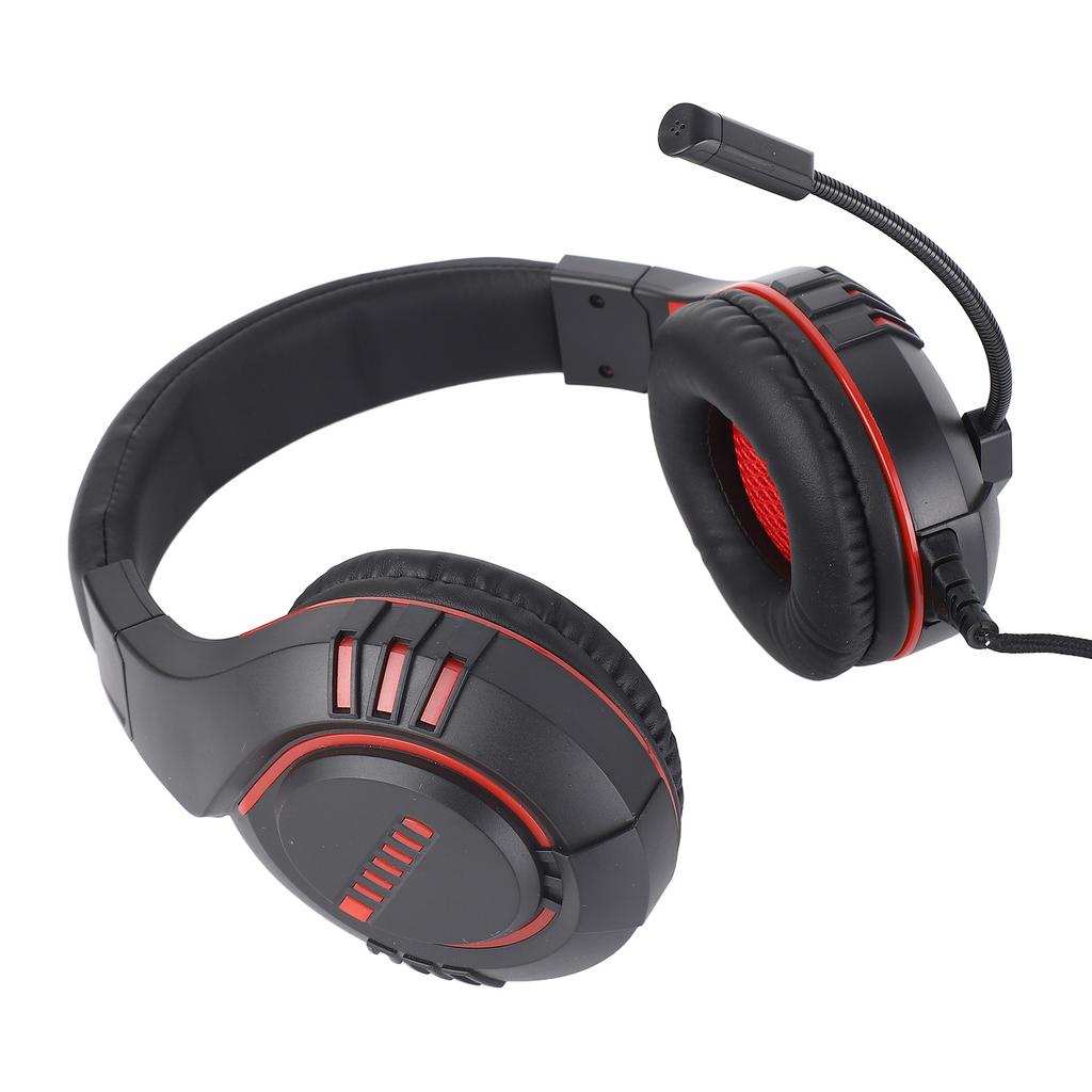 Gaming Headset Noise Cancelling Stereo Strong Bass Line Control Cool Lighting Wired Gaming Headphones for PS4 for PS5