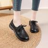 2026 Spring Summer Genuine Leather Women Casual Shoes Comfort Flat Round Toe Mother Shoes for Daily Wear Plus Size 41