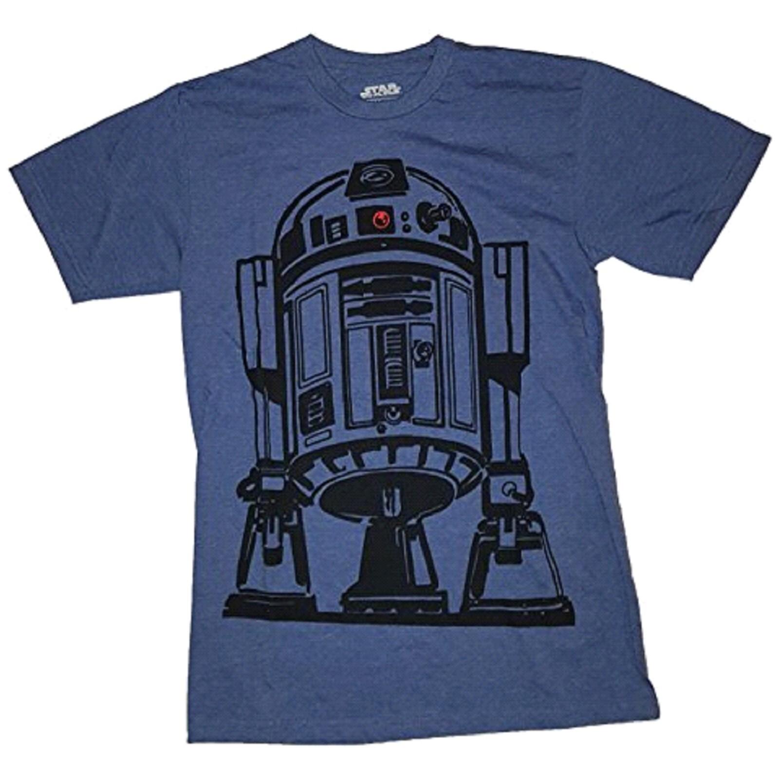 Mad Engine Star Wars R2-D2 Graphic Print Men s Blue T-Shirt - NWT XXXXL