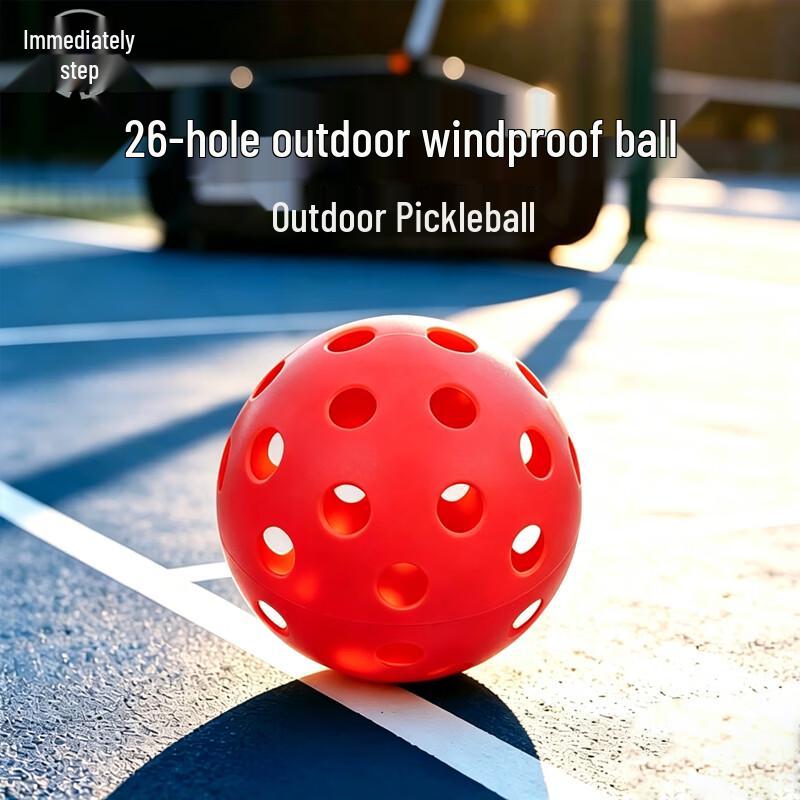 Jimai 26-Hole Outdoor Pickleballs (6-Pack)