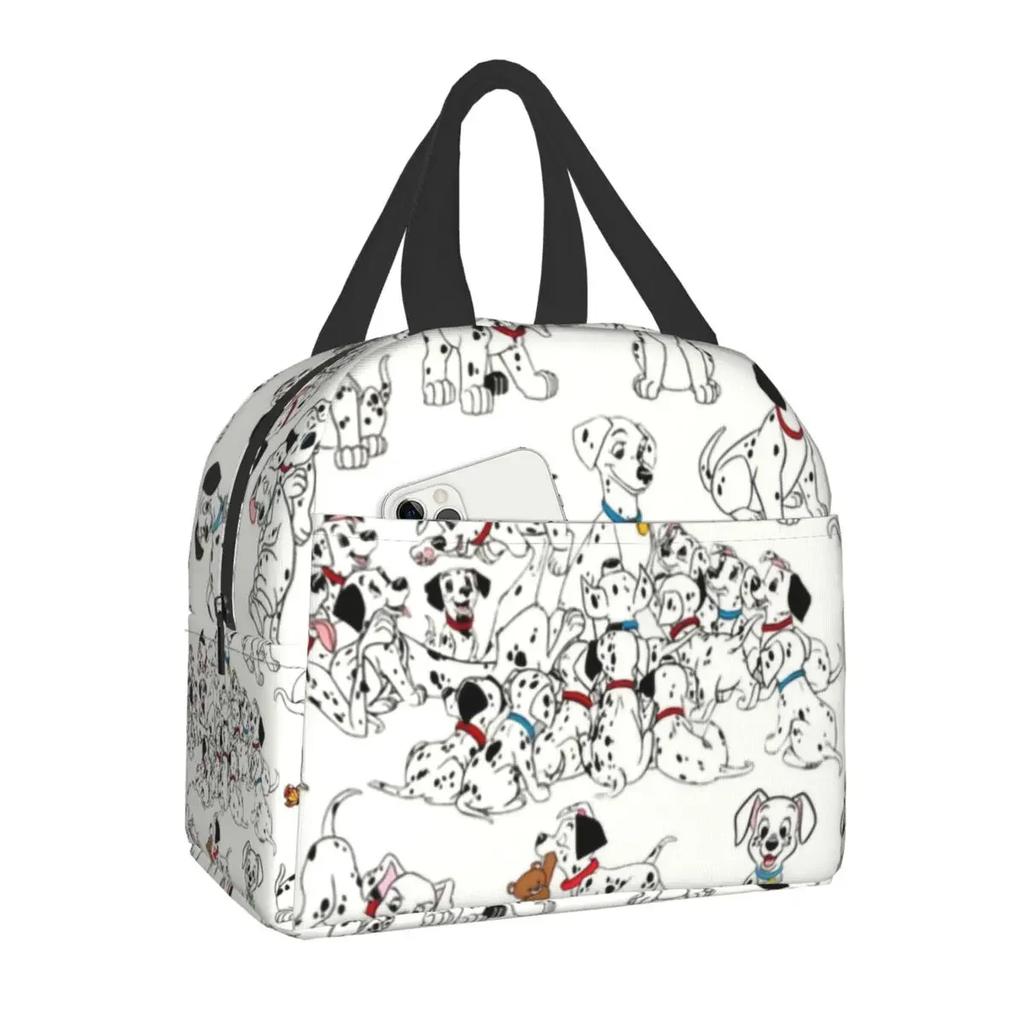 French Bulldog Puppy Facial Insulated Lunch Bag for Work School Frenchie Resuable Thermal Cooler Lunch Box Women Kids