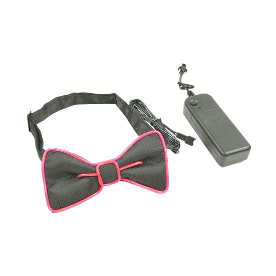 Luminous Detachable Costume Design Glowing Bow Necktie Accessory