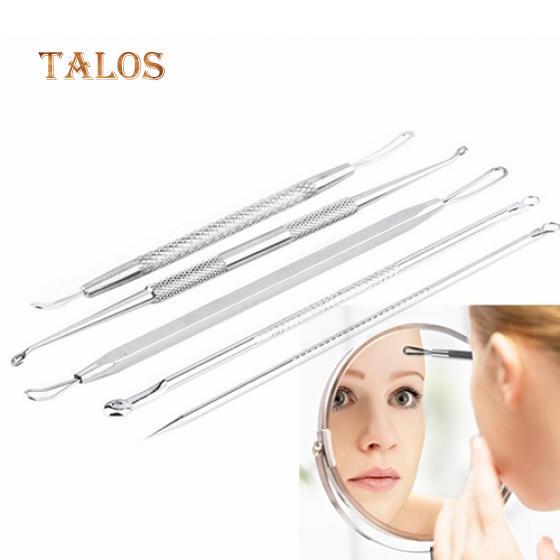 5 Pcs Women Professional Blackheads Remover Extractor Acne Comedone Facial Tool Skin Care
