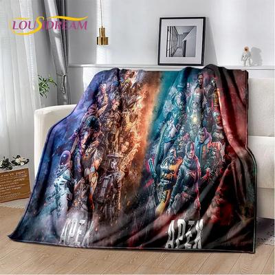 A-Apex Legends Game Gamer Cartoon Soft Plush Blanket,Flannel Blanket Throw Blanket for Living Room Bedroom Bed Sofa Picnic Cover