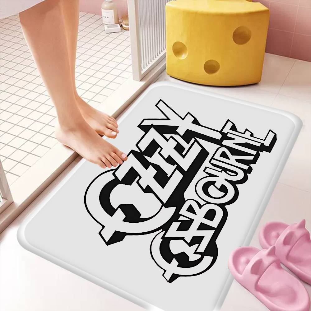 Rock O-OzzyS Osbourne Band Hallway Carpet INS Style Soft Bedroom Floor House Laundry Room Mat Anti-skid Bedside Area Rugs