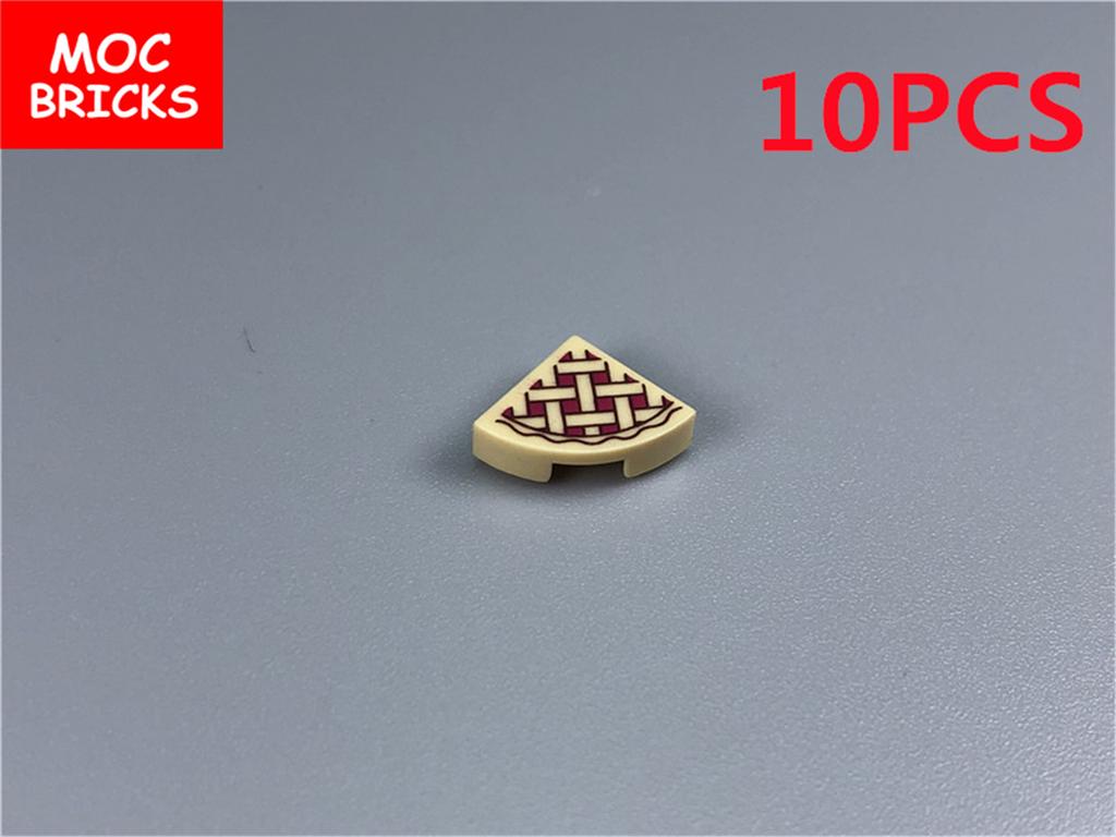 MOC Bricks Food Cookie Bone Pretzel Bagel Biscuits Waffle Chips Hot Dog Bread Pizza Milk Educational Building Blocks Kids Toys