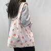 Spring & Summer Floral Canvas Tote - Large Capacity Shoulder Handbag for Women & Students