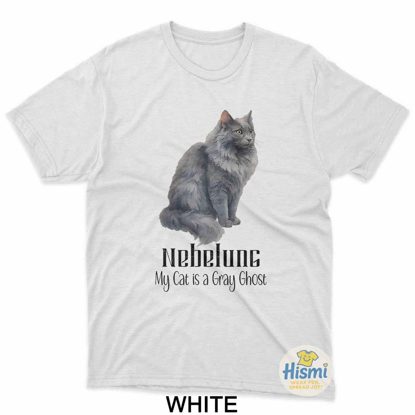 

Nebelung Cat Gray Ghost For Pet Fans T-Shirt XL