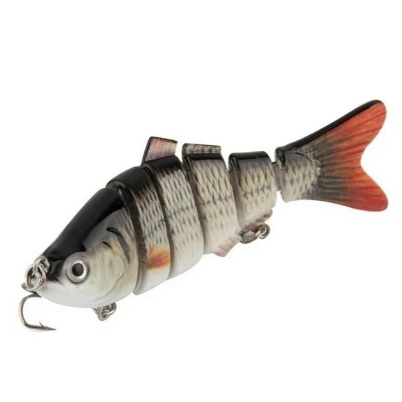 10cm/15g Simulated Multi Section Road Bait 6-section Biomimetic Submerged Baits High-quality Outdoor Fishing Gear Wholesale