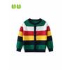 27Kids Children's Clothing Autumn and Winter Children's Sweater Jacket Boys Striped Cardigan Baby Boy Pure Cotton Long-Sleeved Clothes