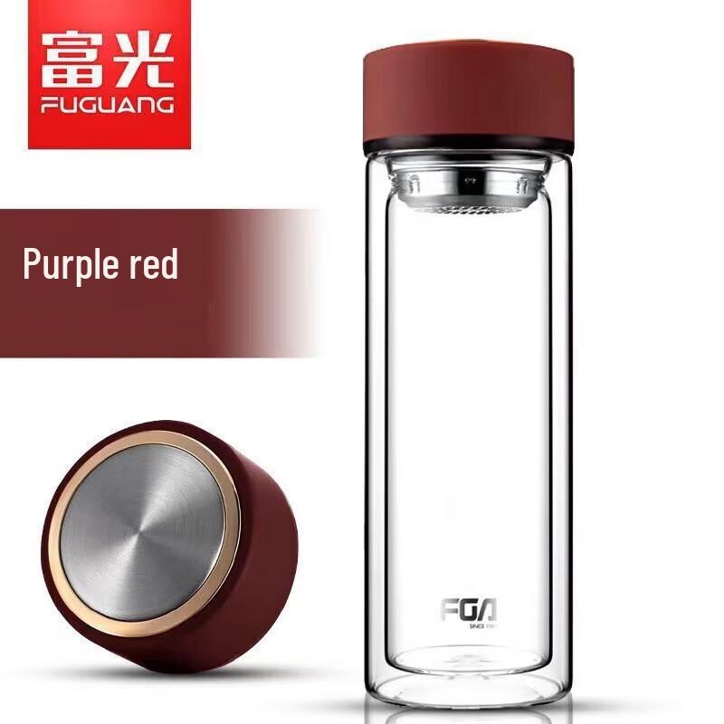 Fuguang WFB1013 Double-Layer Glass Tea Cup with Filter