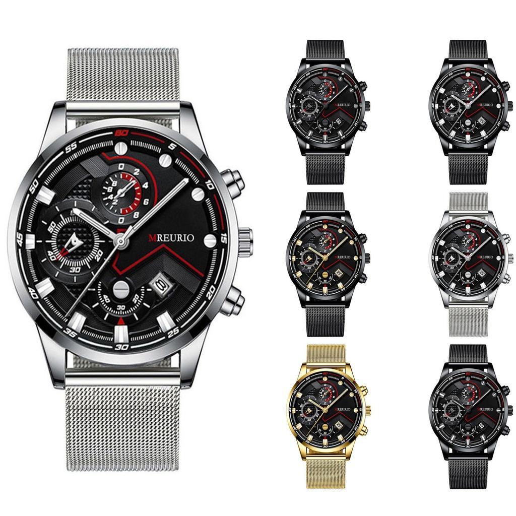 Men's Waterproof Luminous Running Alarm Clock Watch