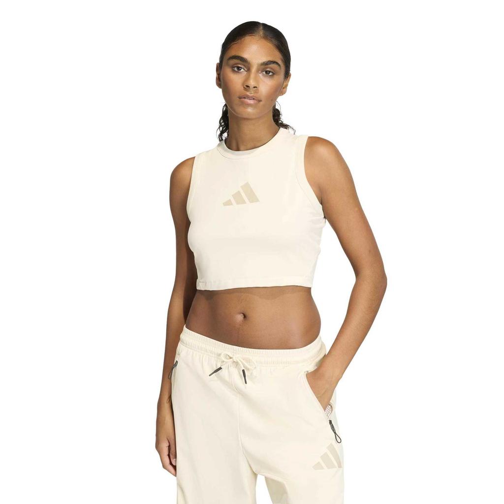 Women's Tank Top Adidas ZNE Beige KA0088 Size XXS