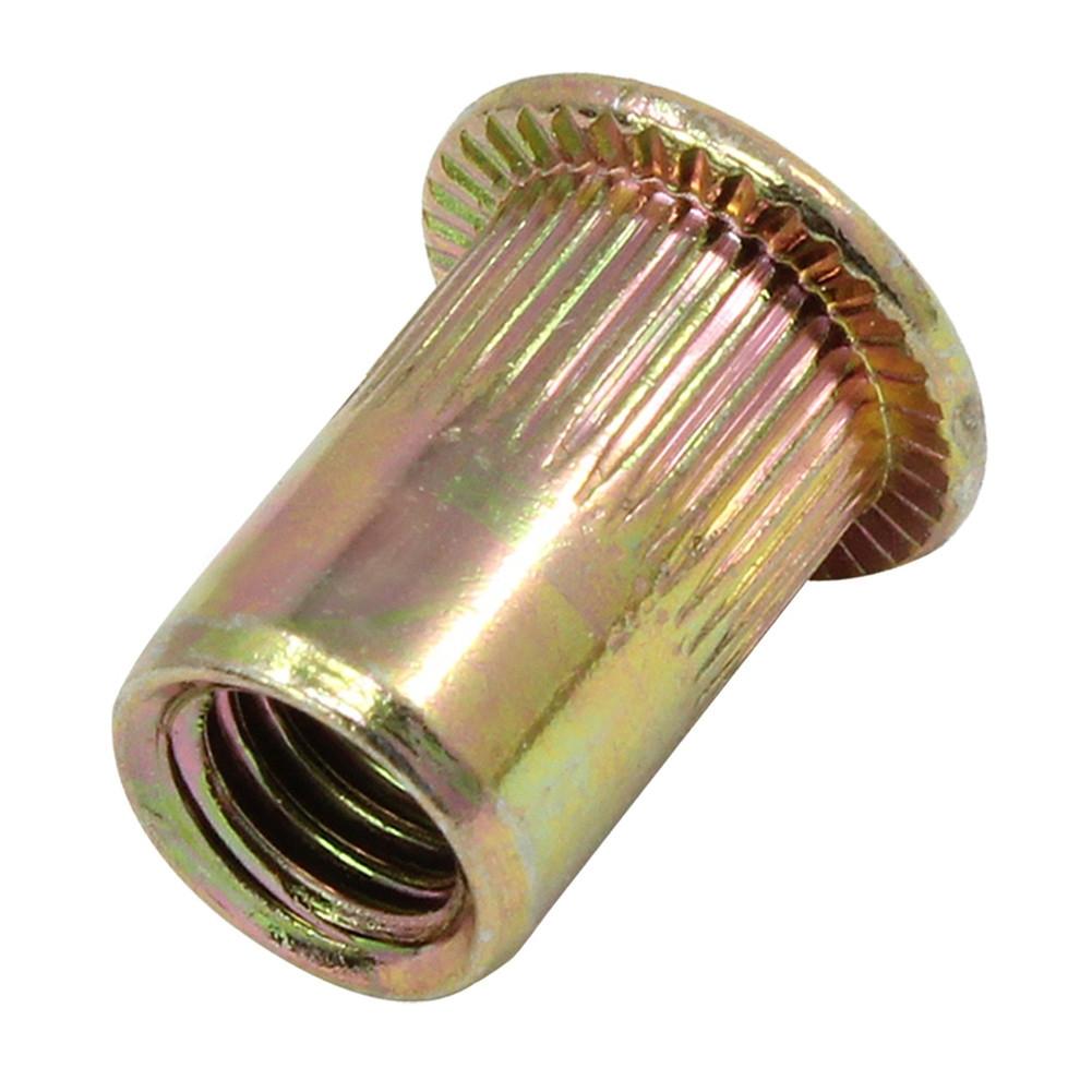 Rivet Nuts Assorted Carbon Steel Flange Knurled Body