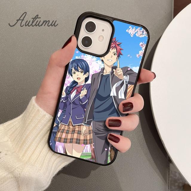 Food Wars Shokugeki no Soma Phone Case for iPhone 11 12 13 14 Pro Max mini X XR XS SE 2020 6S 7 8 Plus Samsung S21 S22 shell