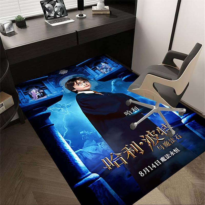 

1pc Harry Potter and the Sorcerer s Stone Carpet, for Home & Office Decor, Desk Chair Carpet, Festive Gift,Conference Room CarpetL1126 60cm by 90cm