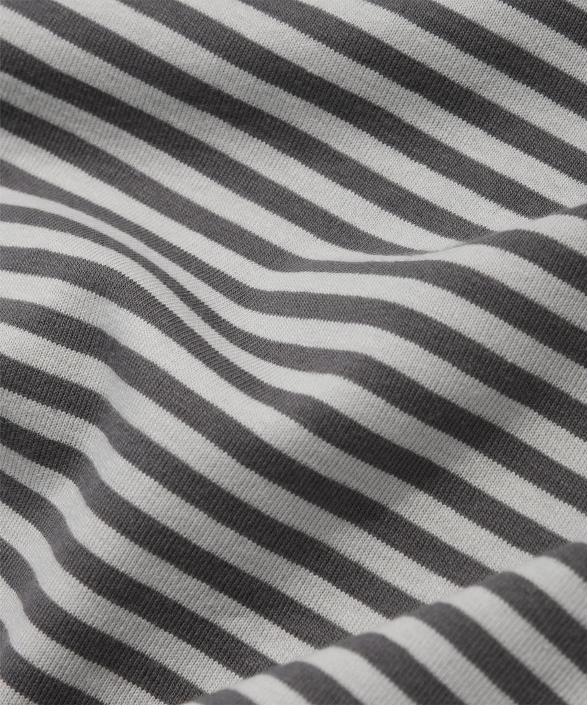 RETRIEVER CLUB Layered Stripe Crop Tee [Gray]