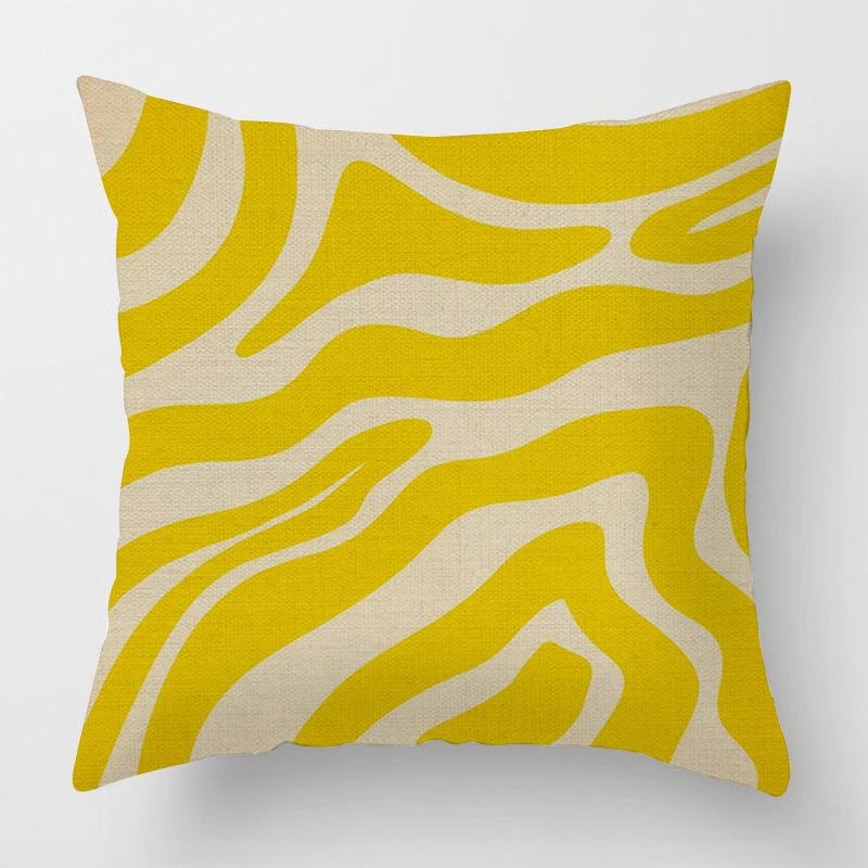 Home Decor Vibrant Geometric & Swirl Pattern Pillow Covers Pattern Cushion Cover Suitable For Sofa Bedroom Car Pillow Cover